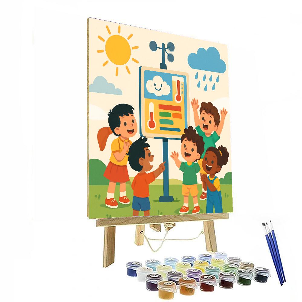 Wacky Weather Station Paint By Number
