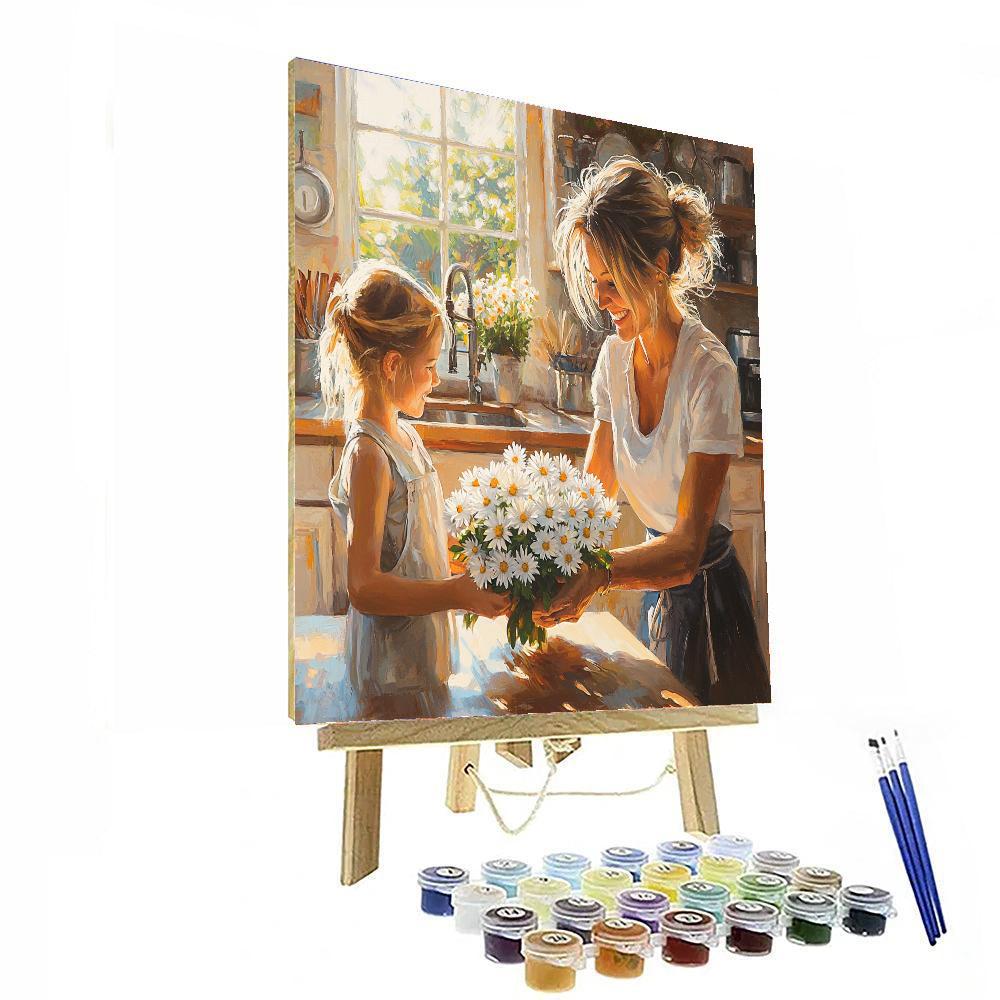 A Mother's Radiant Smile Paint By Number