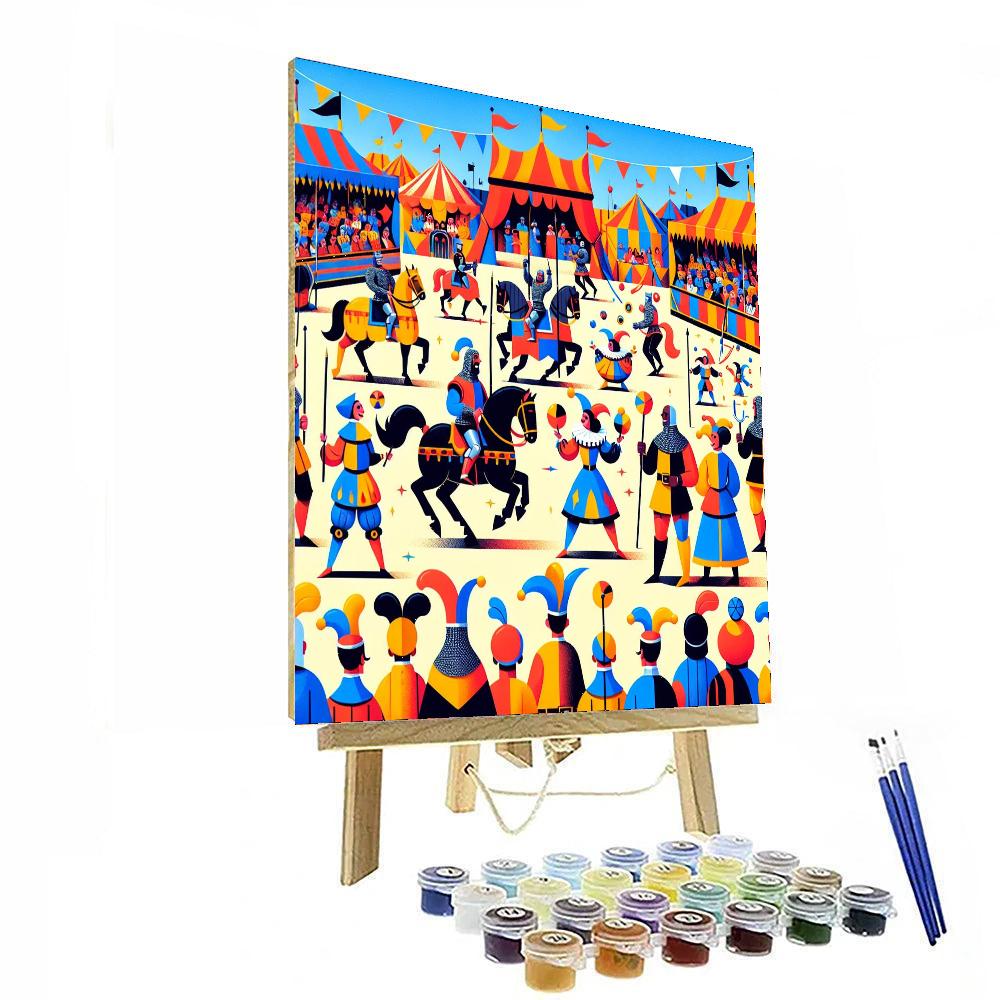Merry Medieval Faire Paint By Numbers