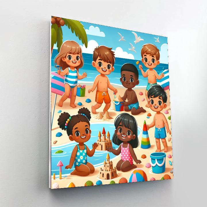 Vibrant Seaside Adventure Painting By Numbers Kit