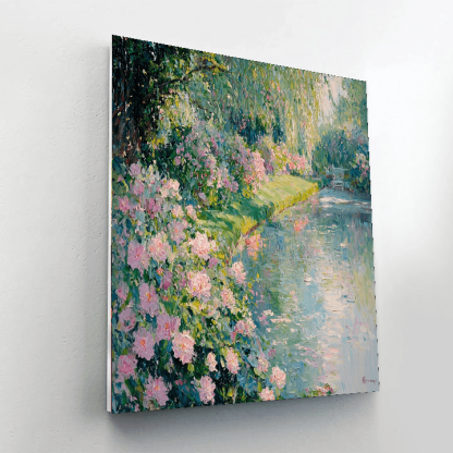 Claude Monet Inspired The Secret Garden  Painting By Numbers Kit