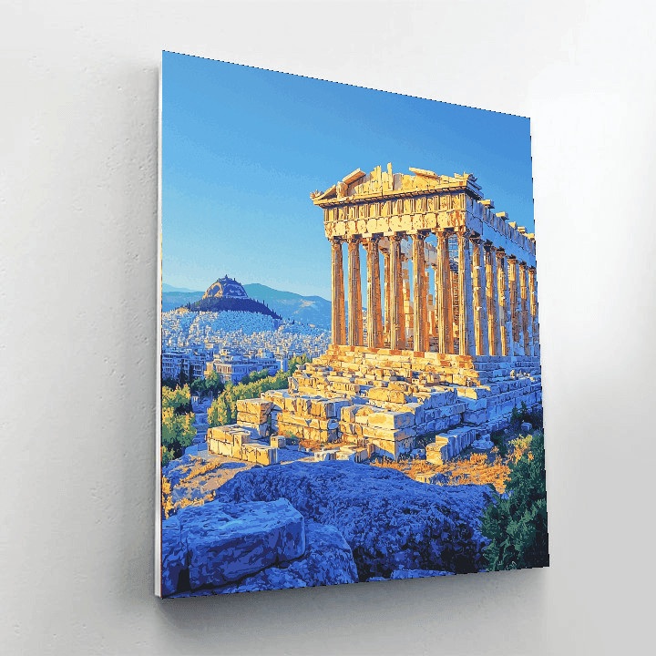 Acropolis Of Athens - Greece DIY Paint By Numbers