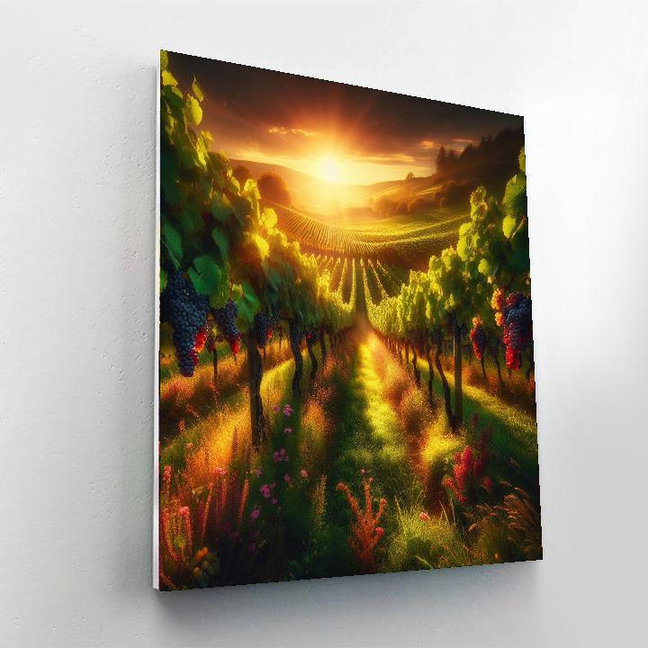 Lush Vineyard Paint By Numbers Art