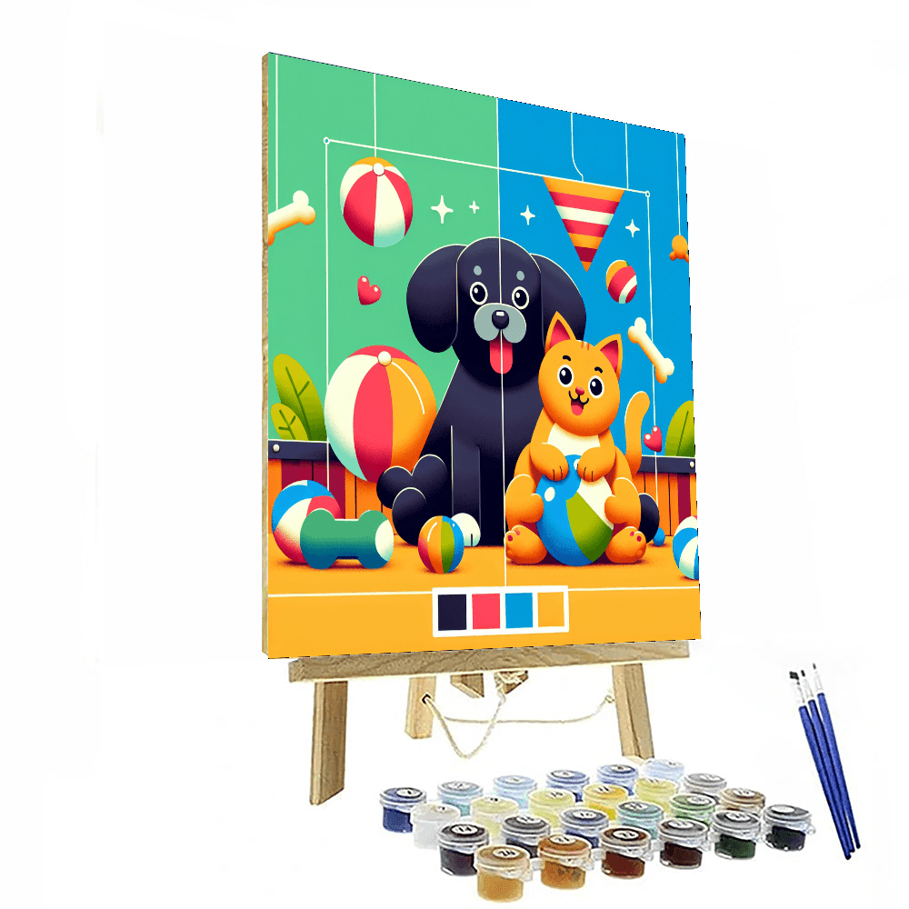 Fun With Pets Number Painting