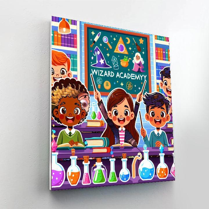 Friendly Wizard Academy Painting By Numbers Kit