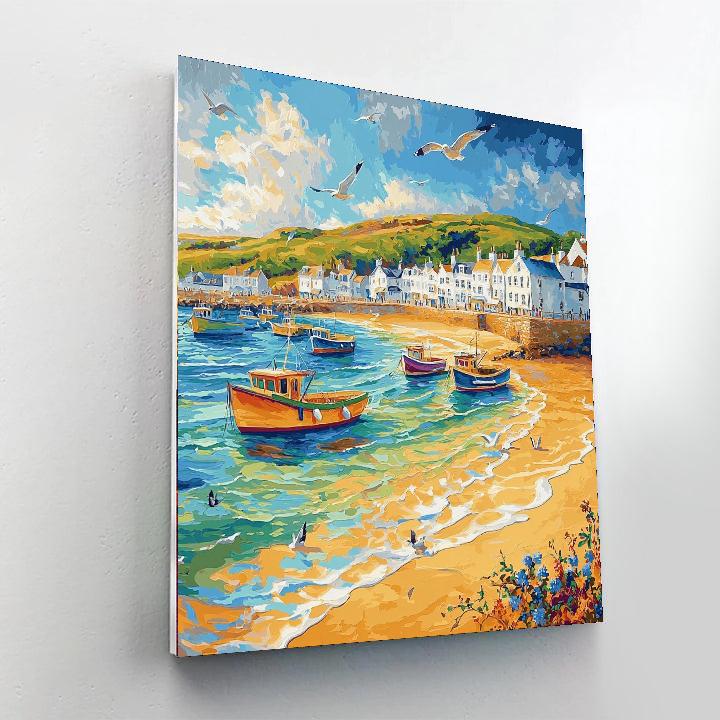 St. Ives Harbour Number Painting