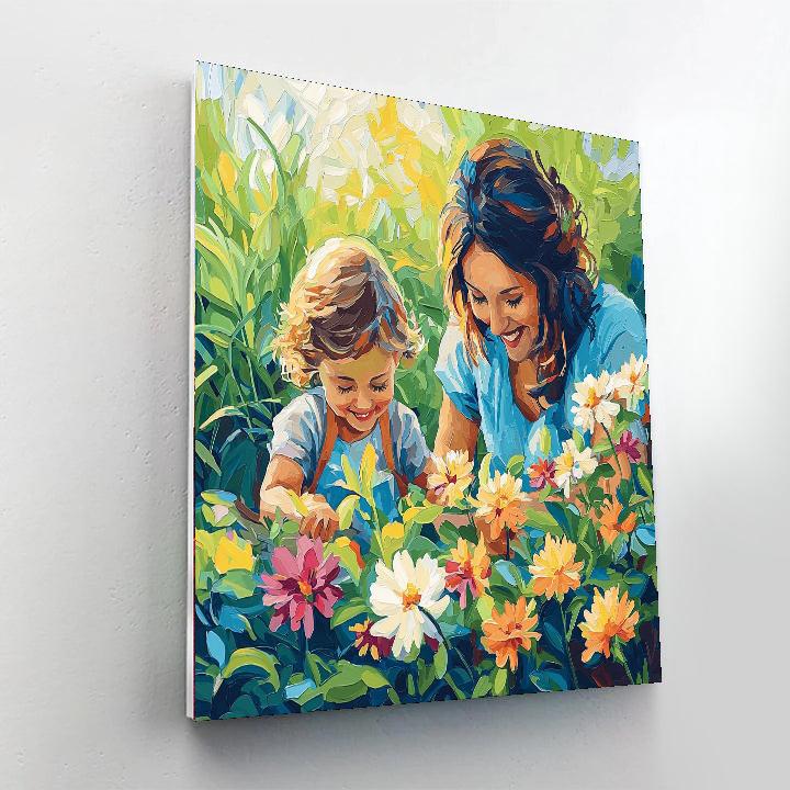 Mother's Heart Garden Paint By Numbers