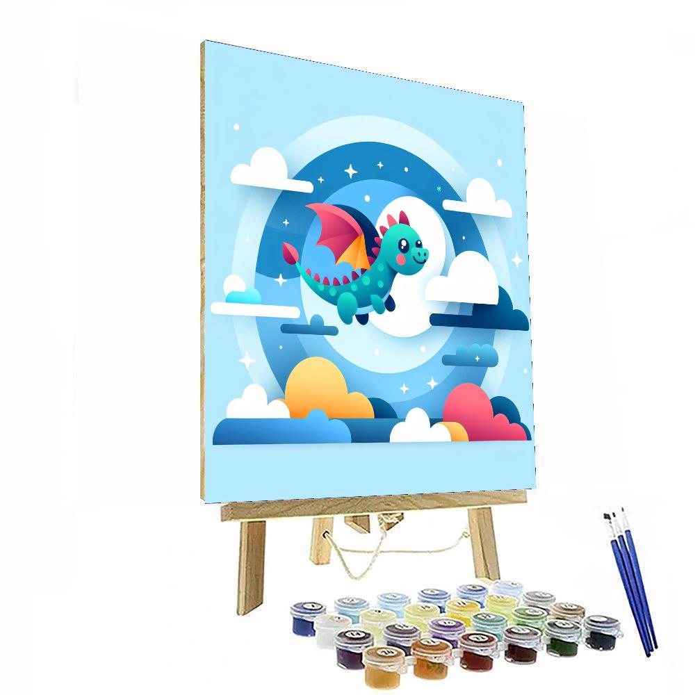 Playful Dragon's Fantasy Flight Paint By Color