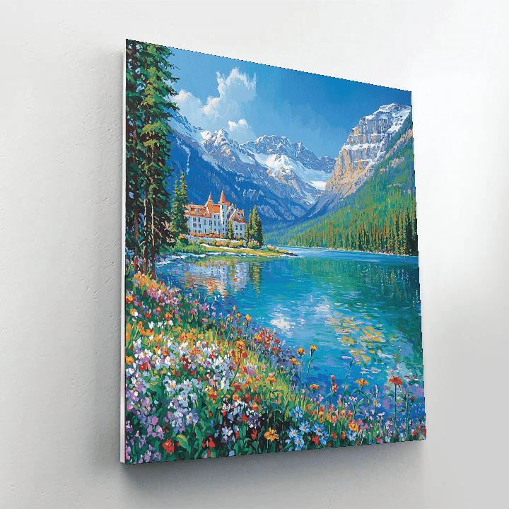 Lake Louise - Alberta Numbered Painting Kits