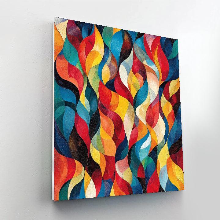 Paul Klee Inspired Colorful Whirlwind  Numbered Painting Kits