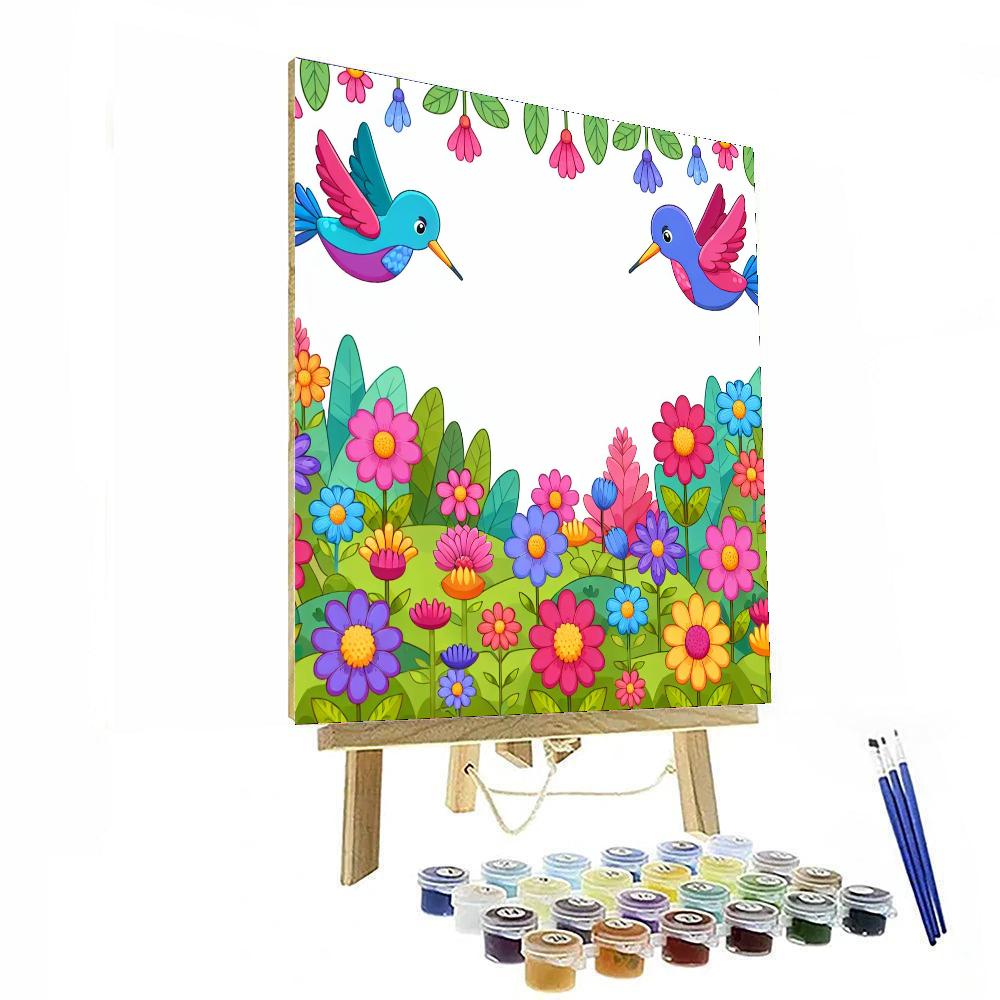 Harmony In Hummingbird Haven Paint By Numbers