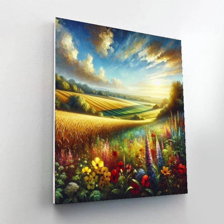 Sunny Day In The Country Paint By Numbers Art