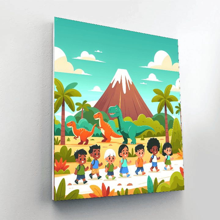 Dinosaur Kingdom Journey Paint By Color