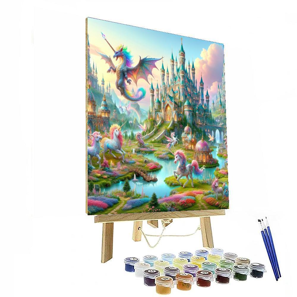 Fairytale Kingdom For Kids Numbered Painting Kits
