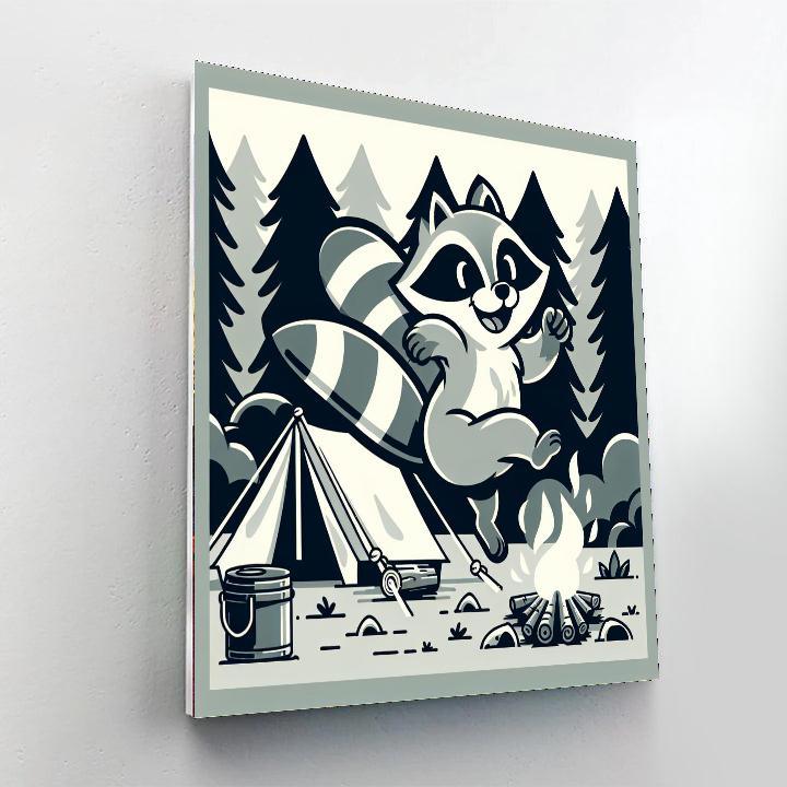 Rambunctious Raccoon Paint By Numbers Kits