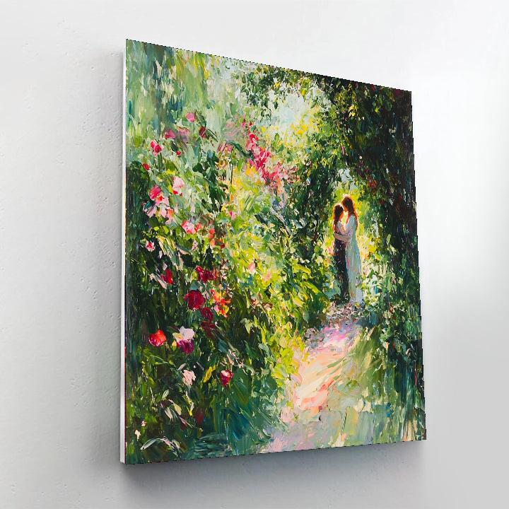 Eternal Blooms Of Love Painting By Numbers Kit