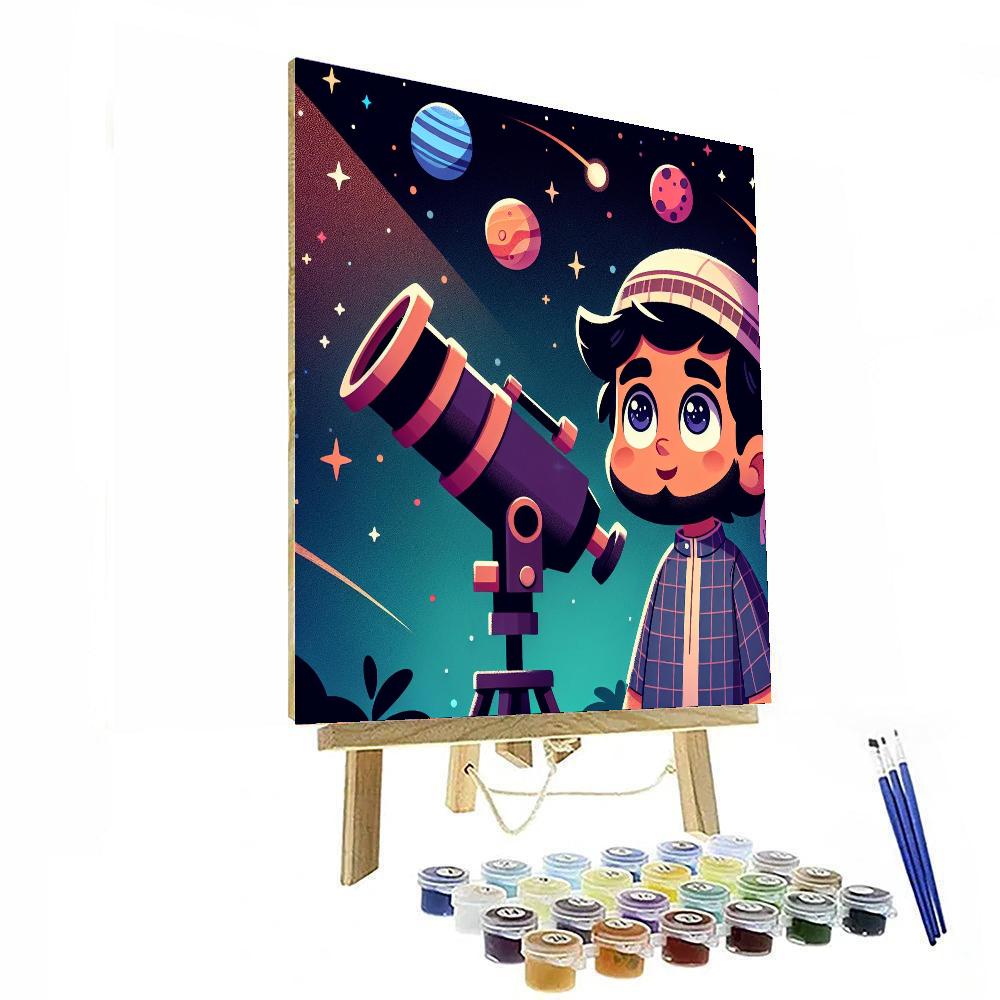 Twinkling Star Safari Number Painting