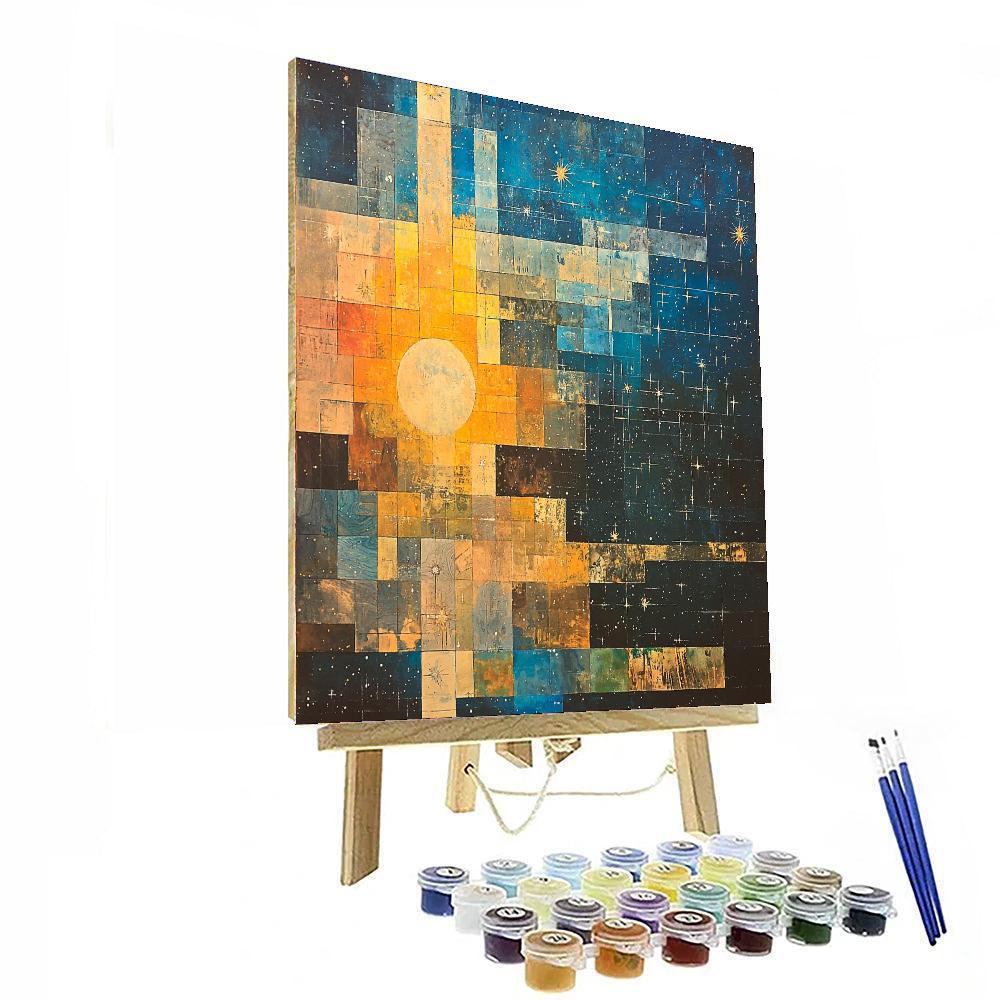 Paul Klee Inspired Whispers Of The Infinite  Paint By Number