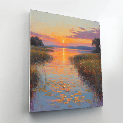 Claude Monet Inspired Fleeting Moments  Paint By Numbers Kits