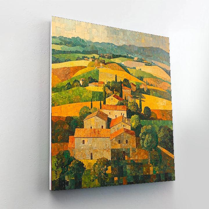 Paul Cézanne Inspired Rustic Harmony  Paint By Numbers Art