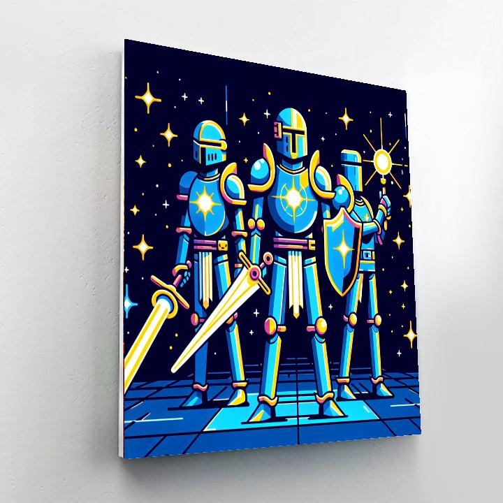 Heroic Space Knights Number Painting