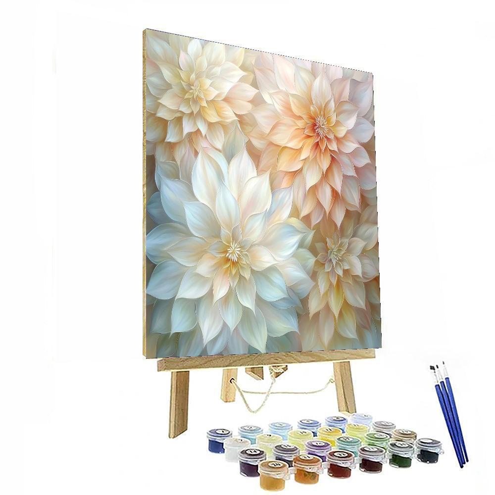 Leonardo Da Vinci Inspired Petals Of Time  Paint By Numbers