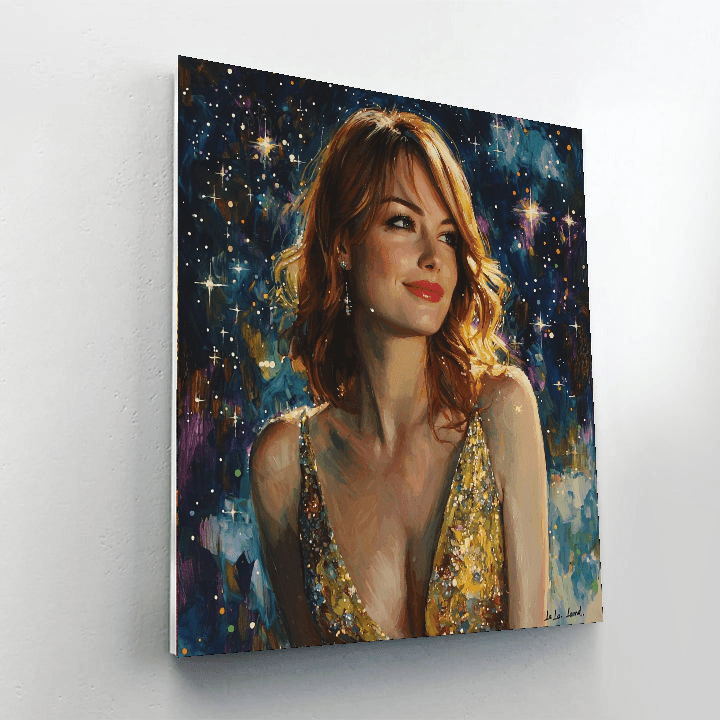 Emma Stone: From La La Land To Stardom Paint By Numbers