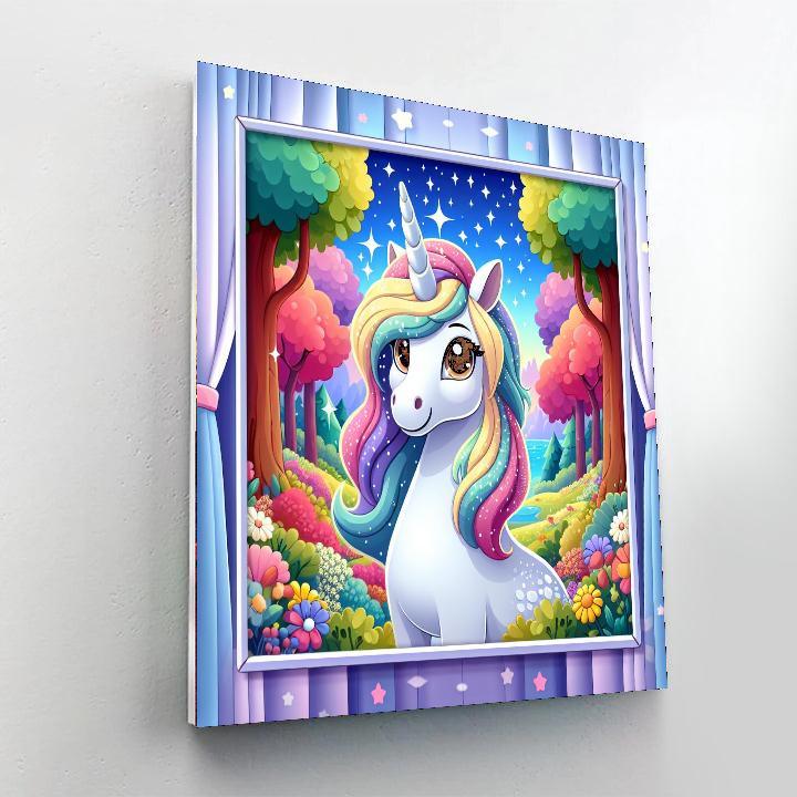 Whimsical Woodland Unicorn Paint By Numbers