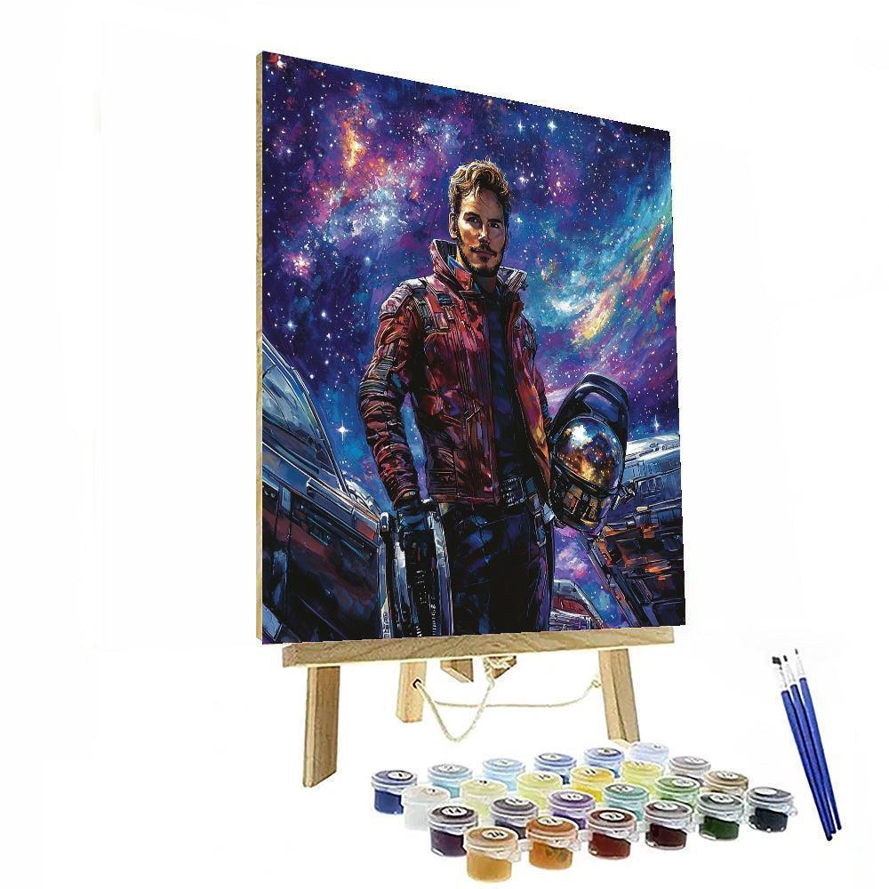 Chris Pratt: Guardians Of Galaxy's Star-lord Charm Paint By Numbers Kits
