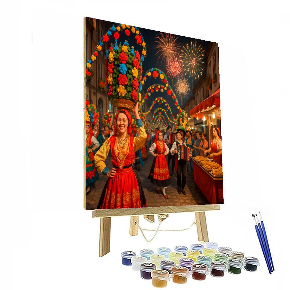 Festa De Nossa Senhora Da Agonia Painting Number Kit