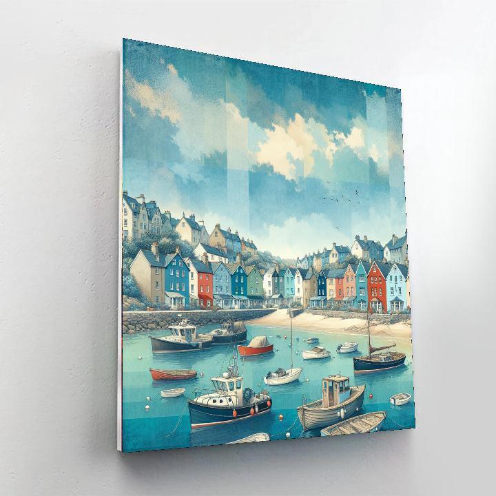 Vintage Seaside Escape Paint By Color