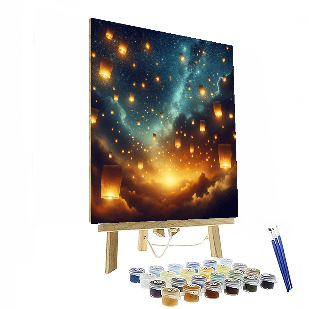 Mystical Lantern Festival Paint By Numbers Kits
