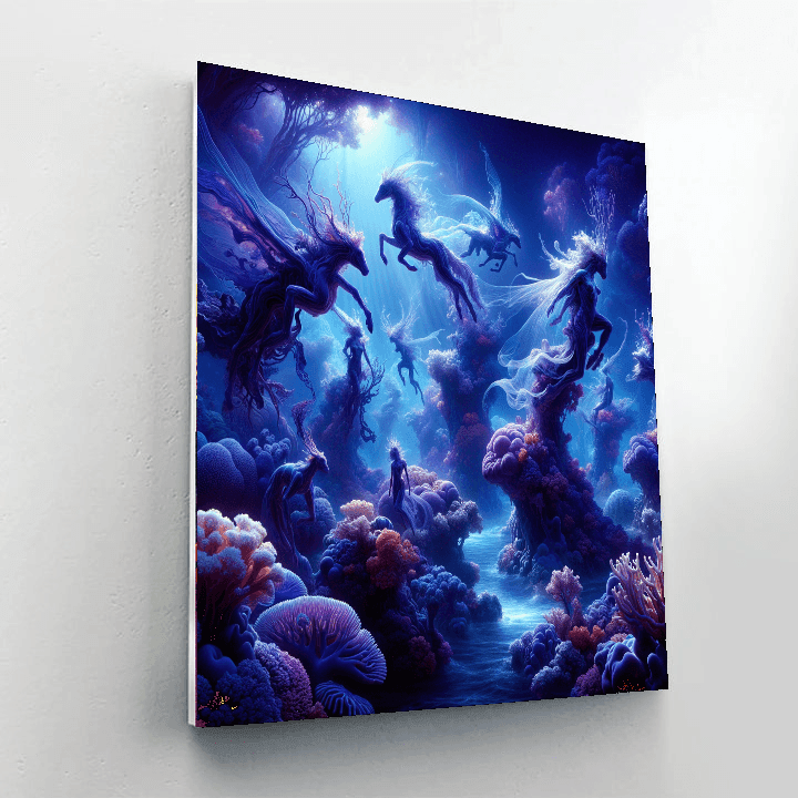 Luminous Underwater Fantasy Paint By Numbers