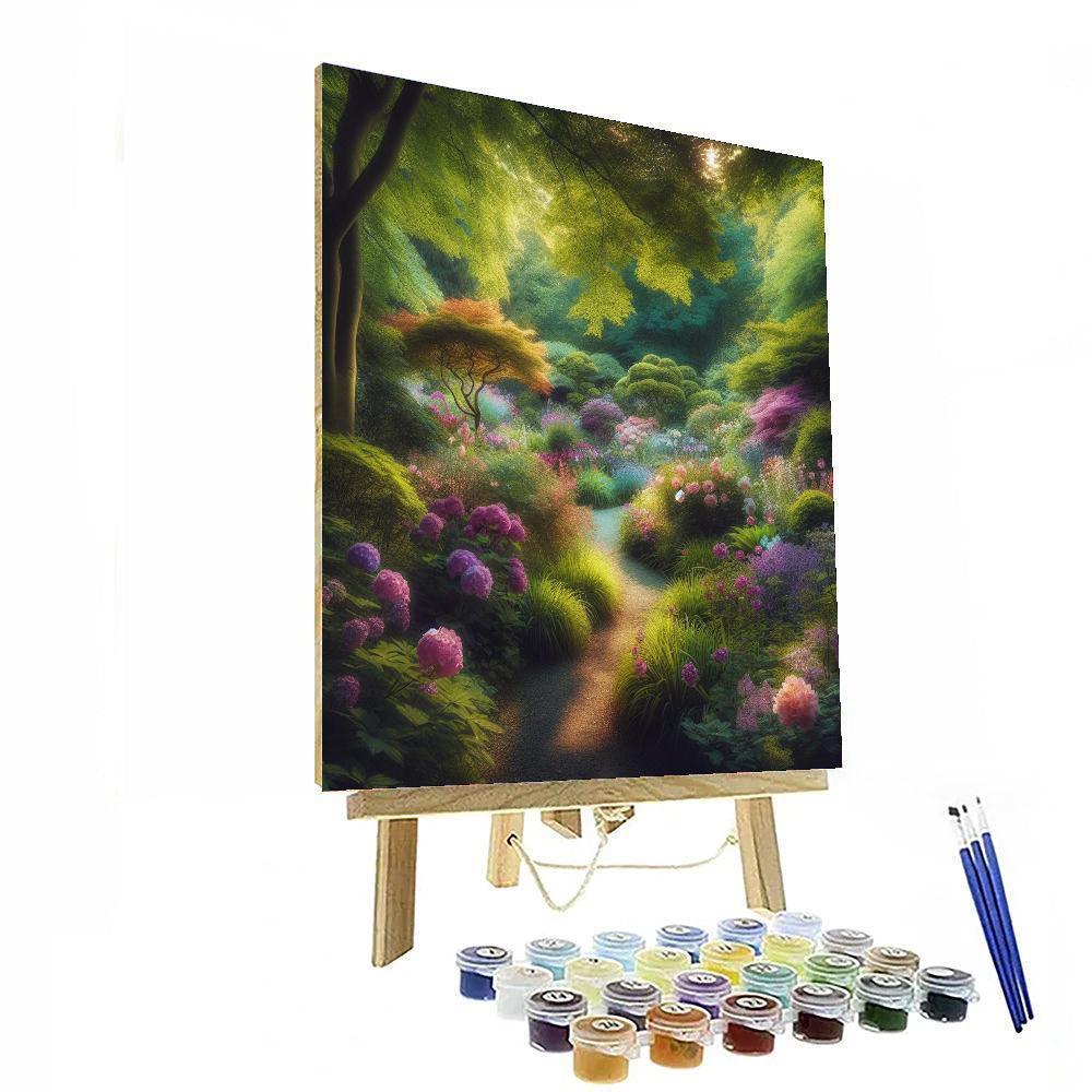 Garden Of Reflection Paint By Numbers Art