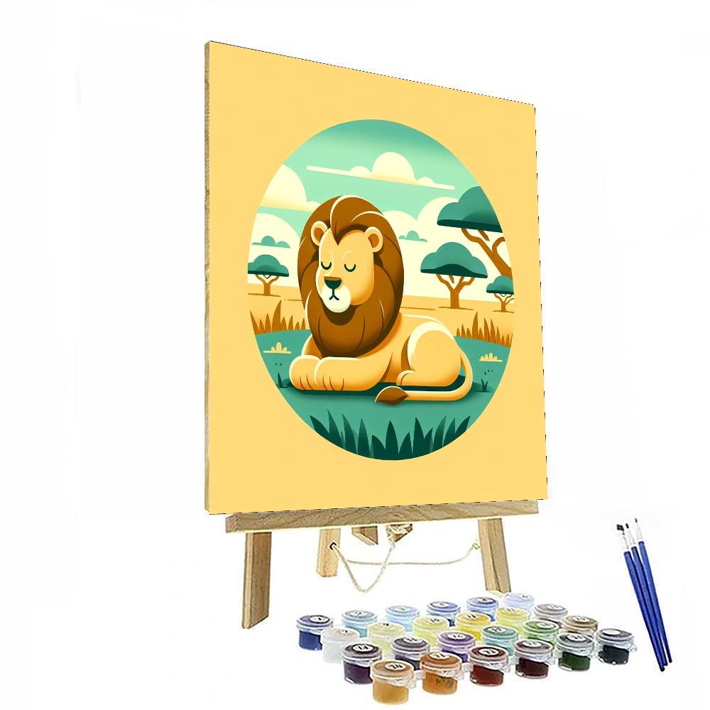 Sunny Savannah Numbered Painting Kits