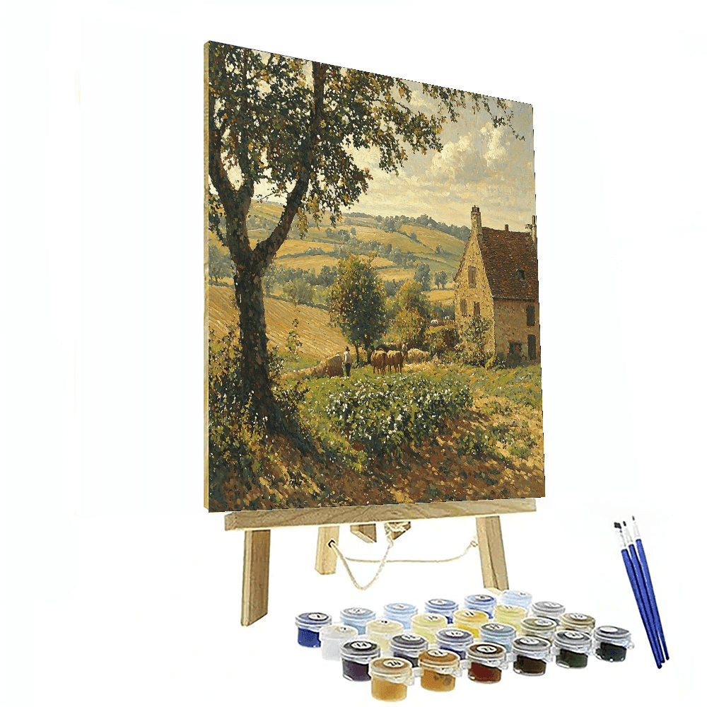Jean-François Millet Inspired Reflections Of The Past  Paint By Color