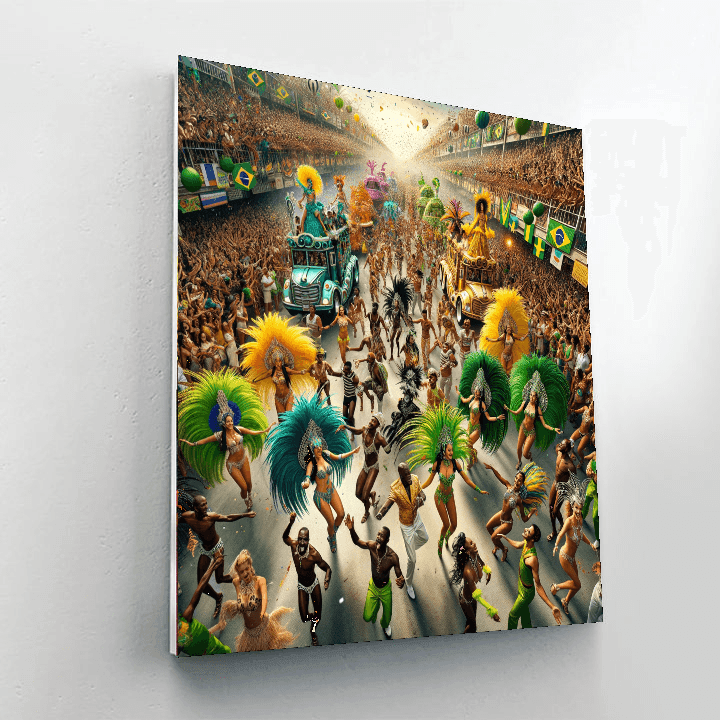 Mardis Gras - Brazil Paint By Color
