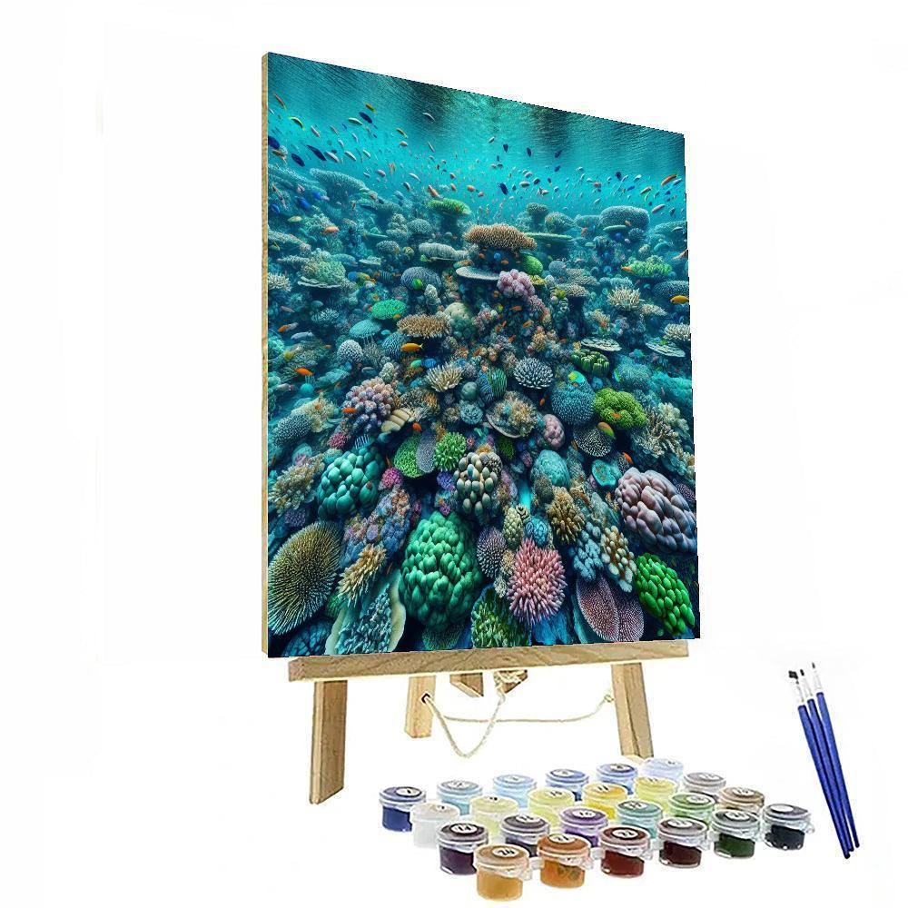 Undersea Coral Reef Numbered Painting Kits
