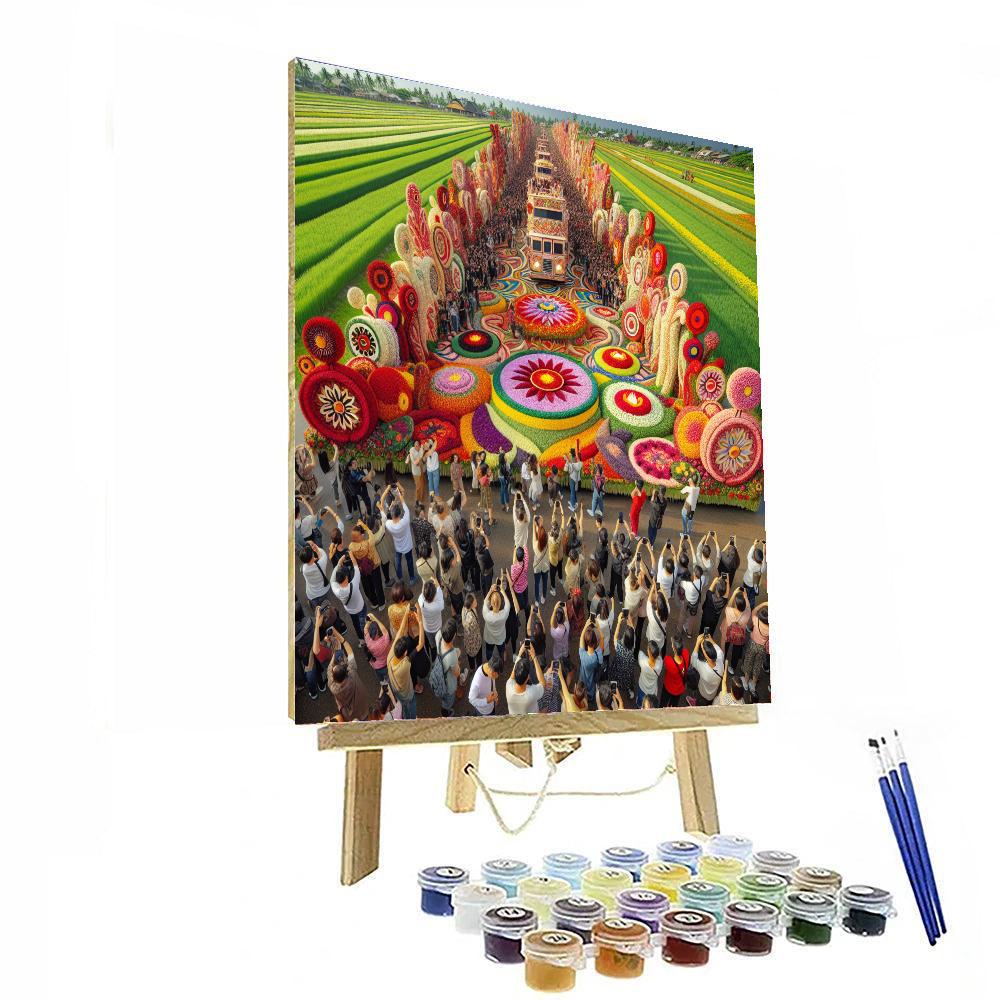 Flower Festival - Holland Paint By Numbers Art