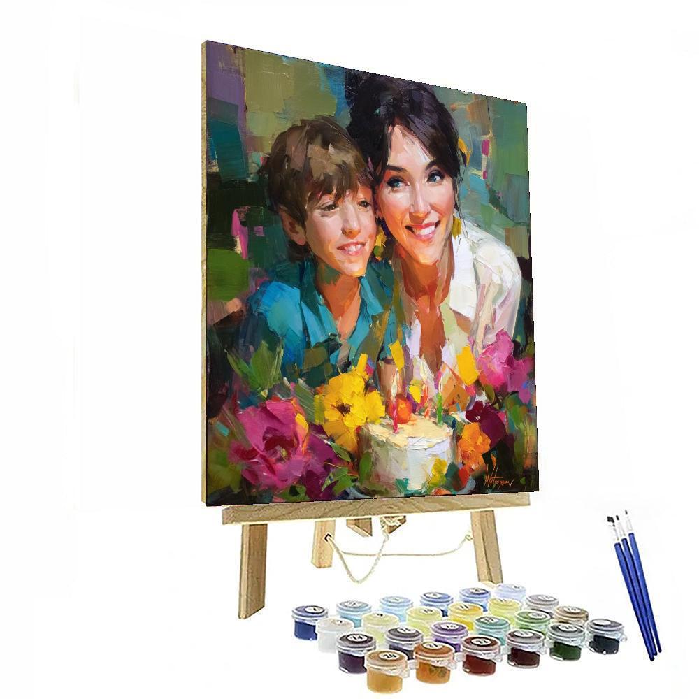 Mother's Day Celebration Numbered Painting Kits