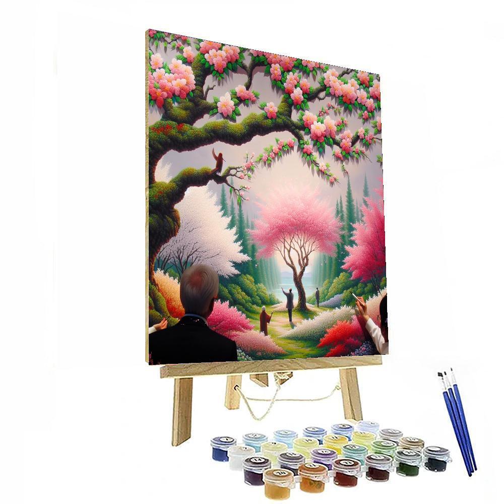 Spring Blossom Celebration Paint By Numbers Art