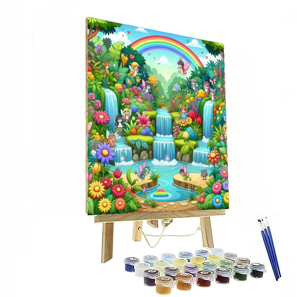 Garden Of Magical Creatures Painting By Numbers Kit