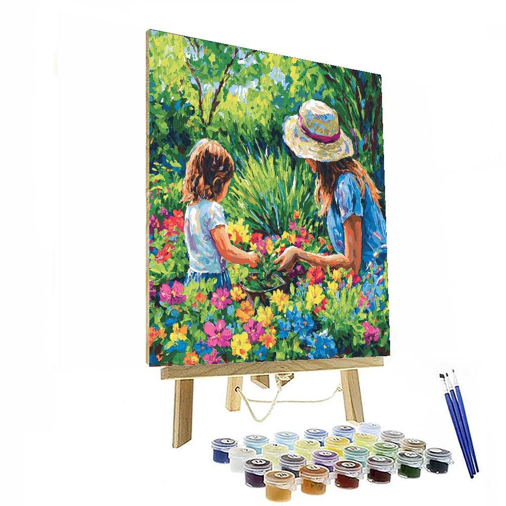 Garden Of Motherly Affection Painting By Numbers Kit
