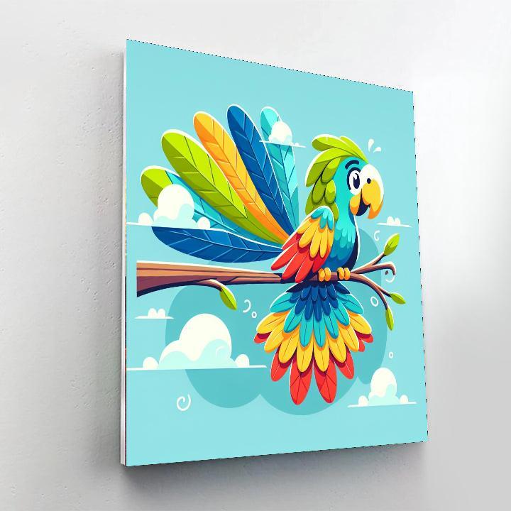 Perky Parrot Paint By Color