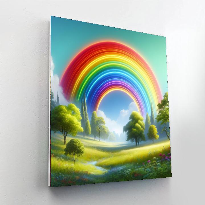 Radiant Rainbow Wonderland Paint By Color