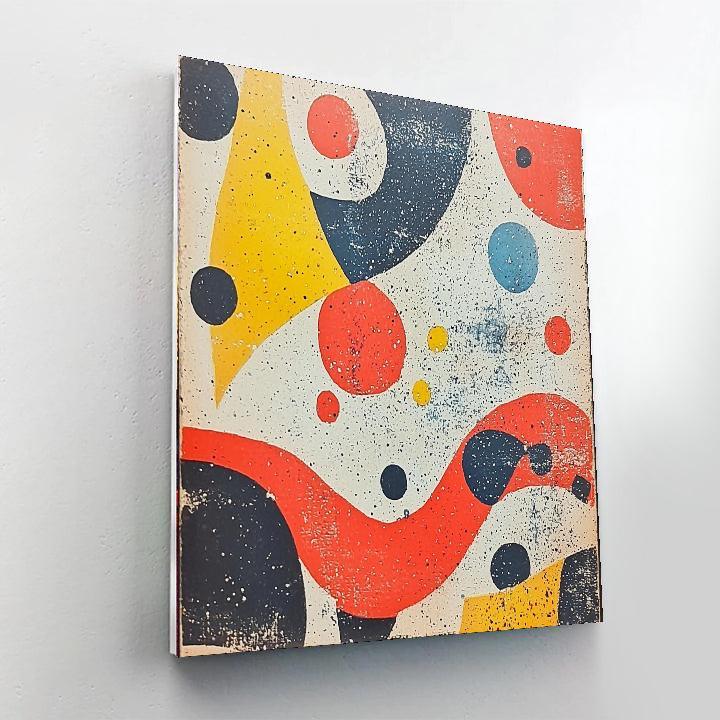 Joan Miró Inspired Surreal Playgrounds  Number Painting