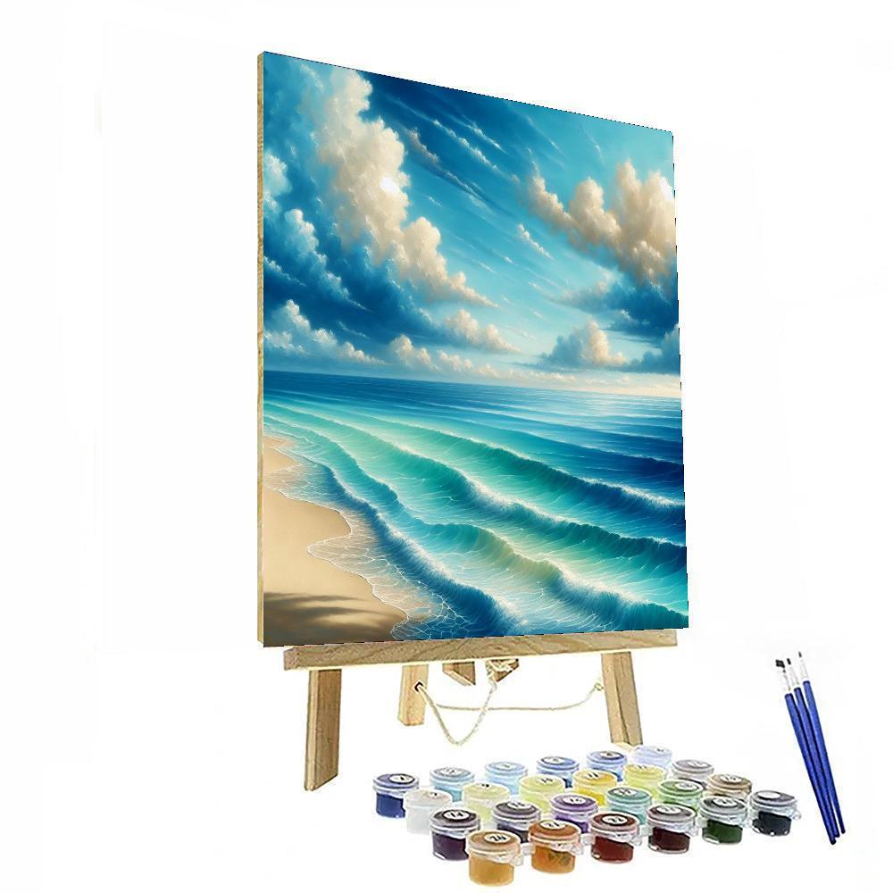 Lively Coastal Retreat Paint By Color