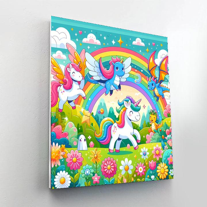 Magical Fairytale Creatures Numbered Painting Kits