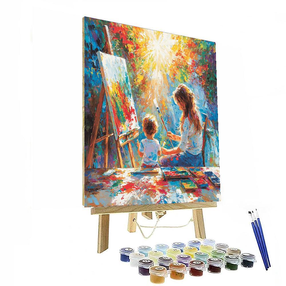 Canvas Of Shared Dreams Number Painting