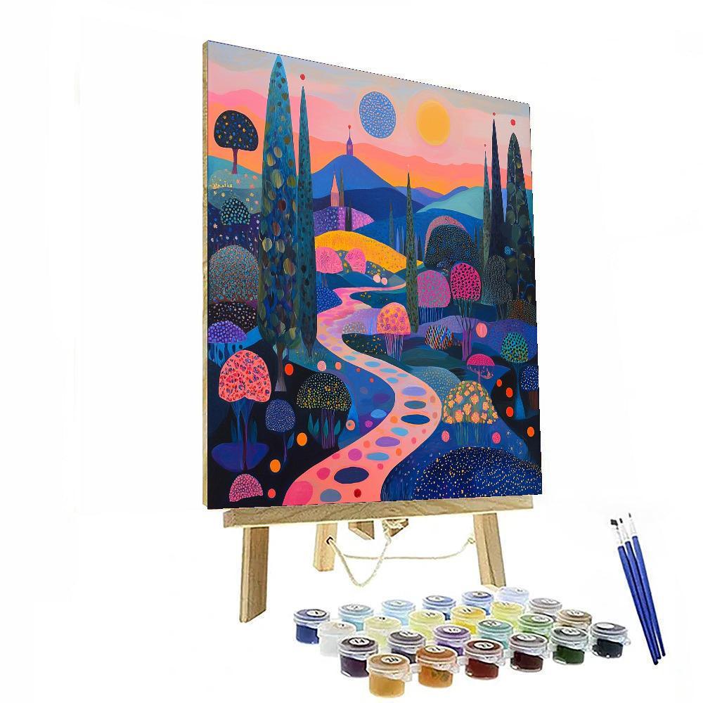 Max Ernst Inspired Eternal Quest  Painting By Numbers Kit